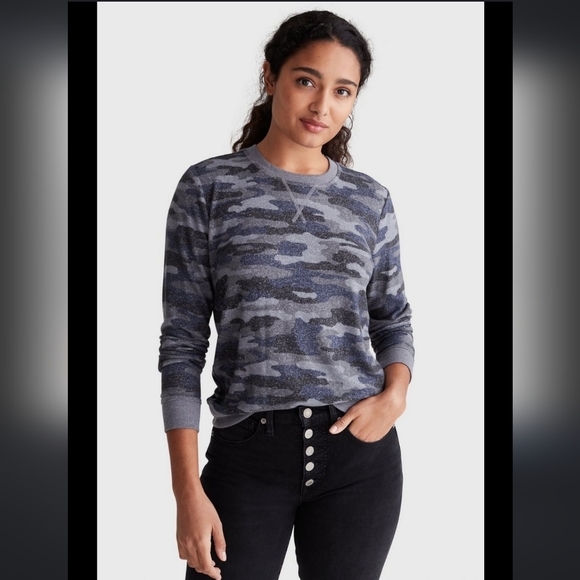 Lucky Brand - Hacci Cloud Jersey in Camo - Size S - Picture 3 of 11